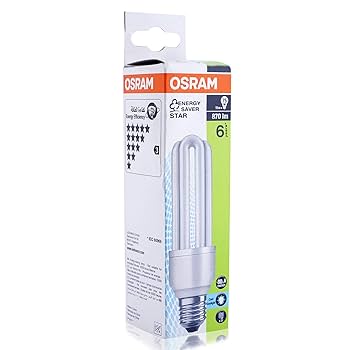 OSRAM DULUX STAR 20W/827 E27 ENERGY SAVER - High-output warm white energy-saving compact fluorescent lamp with E27 base, ensuring efficient and comfortable illumination for living and work areas